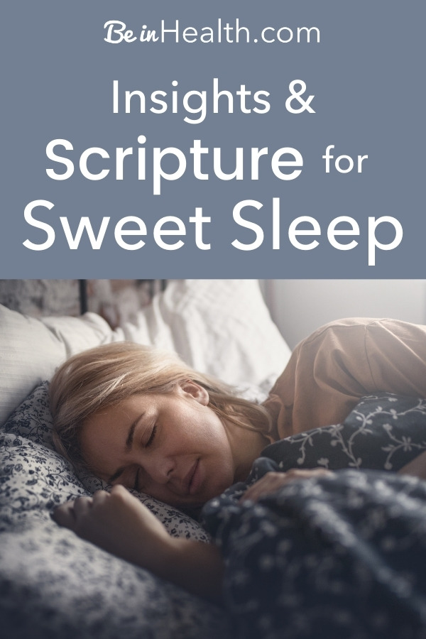 God designed your body to need a good restful sleep. Find scriptural insights into why you might not be sleeping and learn how to get your best sleep ever. Plus a FREE Printable scripture list for sweet sleep.
