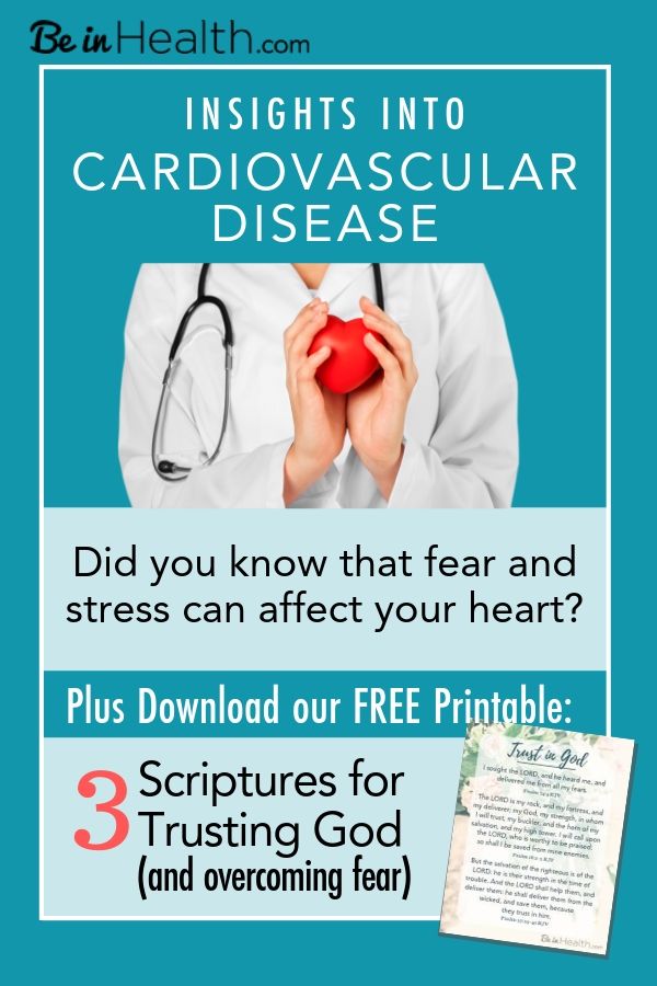 Maybe a healthy heart isn't just about diet and exercise. Read this article about Biblical insights into overcoming fear and stress. And learn how to walk in health and wholeness.