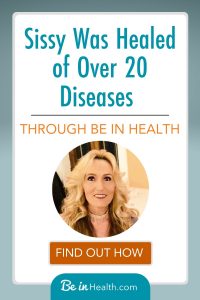 Sissy found healing for her spirit, soul, and body through the Biblical insights that she learned at Be in Health. Read more to find hope for your life and journey of healing and spiritual renewal in God.