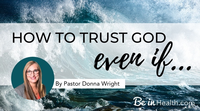 Trusting Him is not complicated, in fact, it is very simple. Everything becomes easier when you just let yourself go and learn how to trust God, even if...