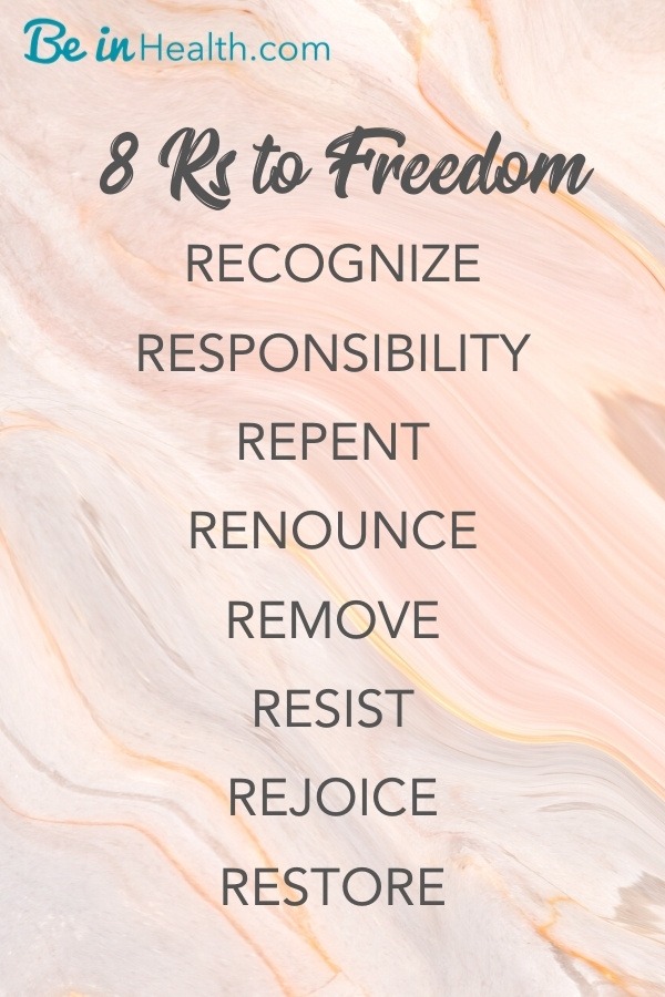 The 8 Rs to Freedom are eight simple yet powerful steps that you can take to overcome spiritual, mental, and even physical issues. Learn more here and download this FREE printable poster!