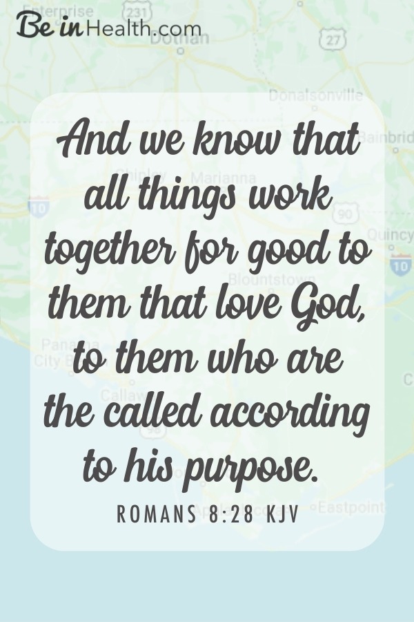 God wants to bless you and help you! Romans 8:28 says: All things work together for good to those who love God and are called according to his purpose.