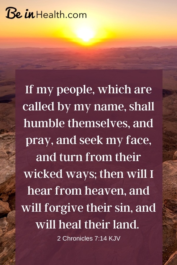 When there is pestilence on the land, or famine the likes, who holds the answers? God knows why and has the solutions to deliver us and heal our land, if we, His people, will humbly seek His face.