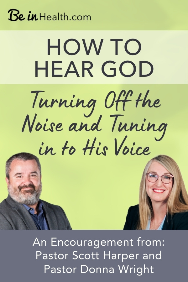 It's easy to get so busy that we miss taking time out to hear God. Learn how to hear God by applying the scripture: "Be still and know..."