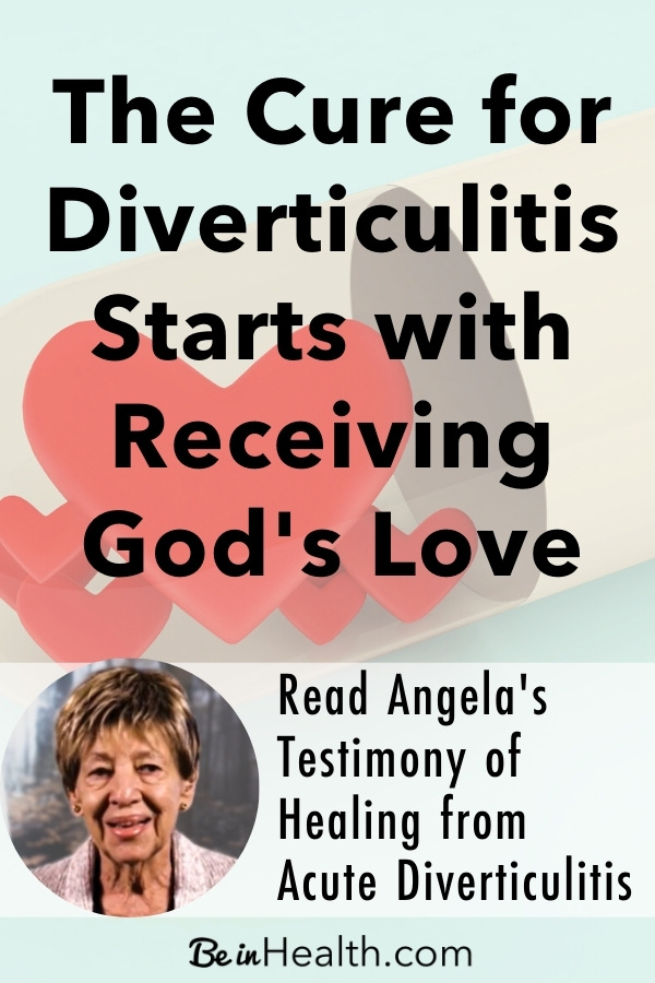 When Angela received the truth from God's Word, she discovered that He had the cure for diverticulitis all along! Read her testimony here.