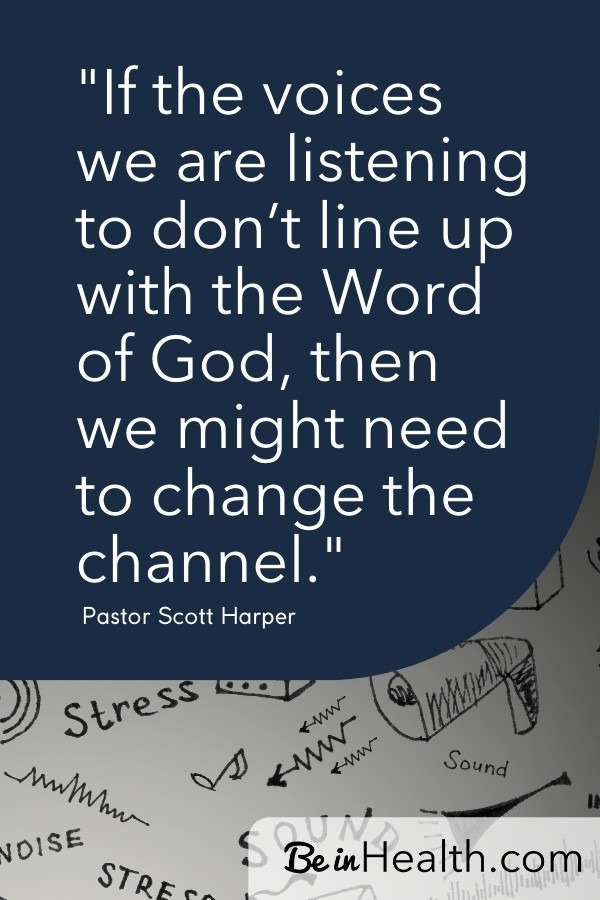 Learn how to filter the noise, hear God, and Obey God quote