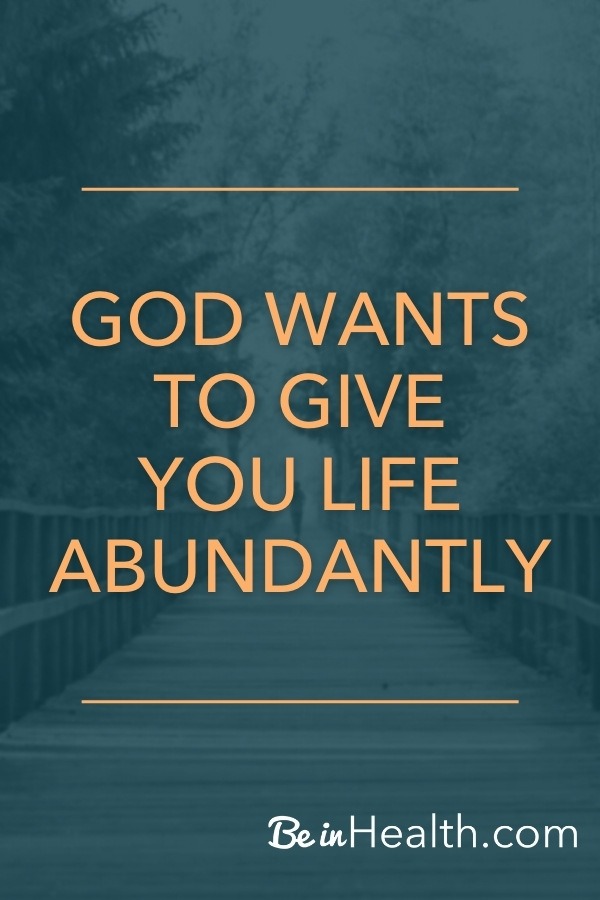 How to stop the thief and live life abundantly in Jesus Christ. Scriptural insights for how to be an overcomer find health & wholeness in God.