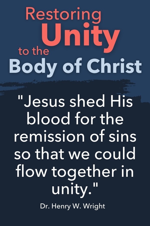 Unity in the church quote. Find out what is destroying the Body of Christ and how to restore it to be a healthy fellowship as God intended.