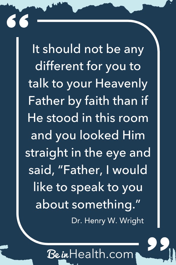 God wants a personal relationship with you! Learn how to talk to Him in prayer and restore your confidence that He hears you when you pray.