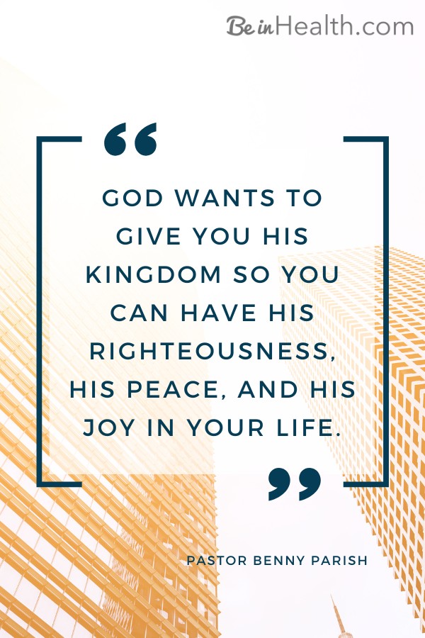 God has so much more prepared for you, are you ready to receive it and walk in righteousness, joy, and peace in His Kingdom?
