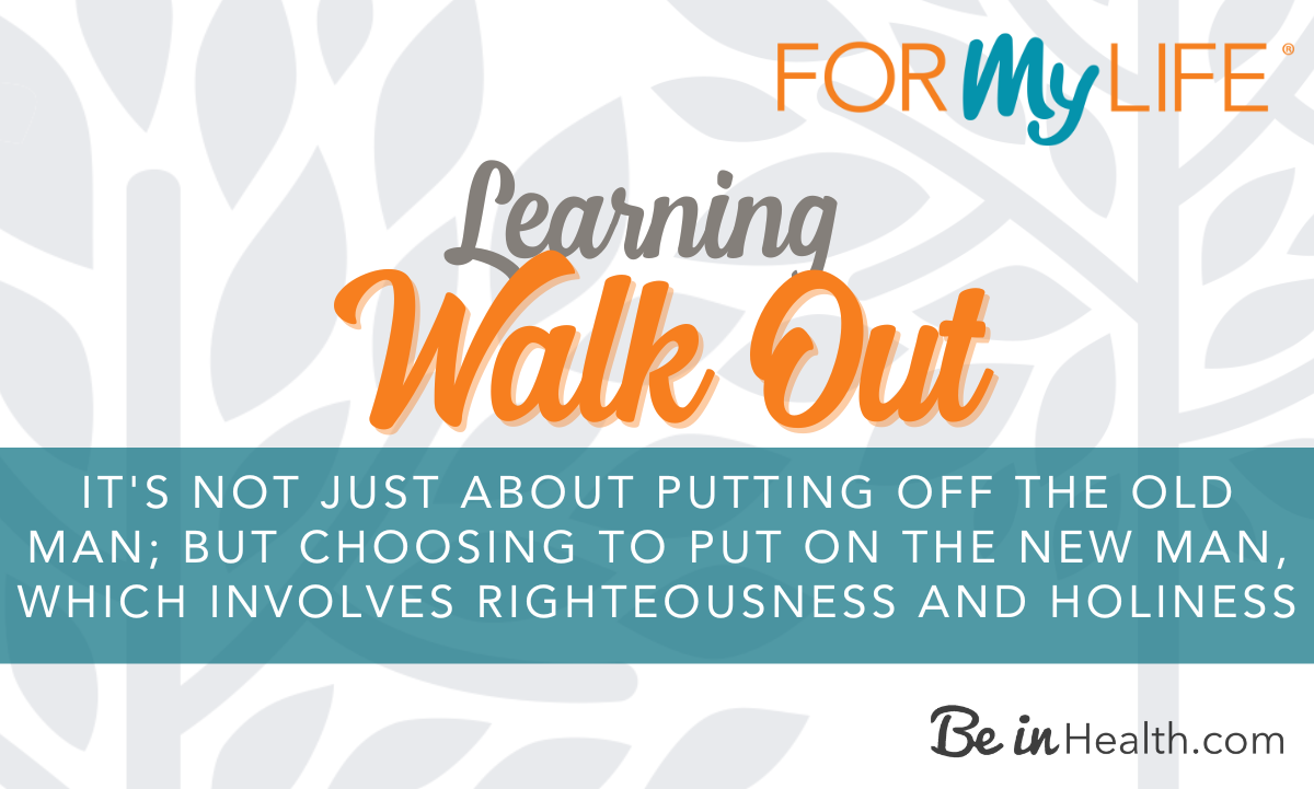 We have the freedom to walk out of things that have once bound us. What is Walk Out and why is it important?