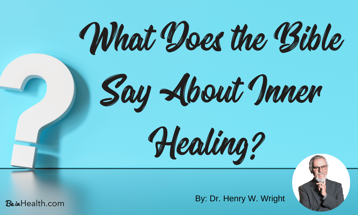 Christian inner healing often leaves people still struggling with the same spiritual issues. What does the Bible say about inner healing?