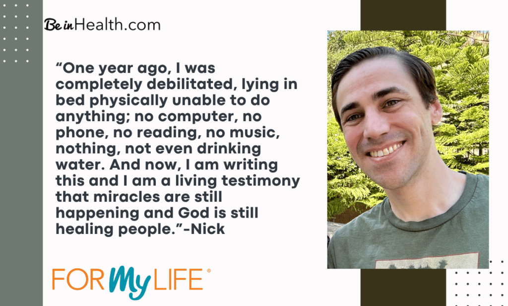 Nick’s Journey of Overcoming MCS/EI